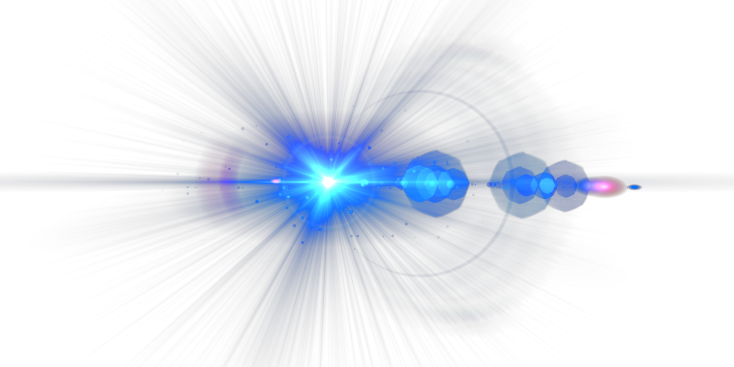 Glowing Blue Lines